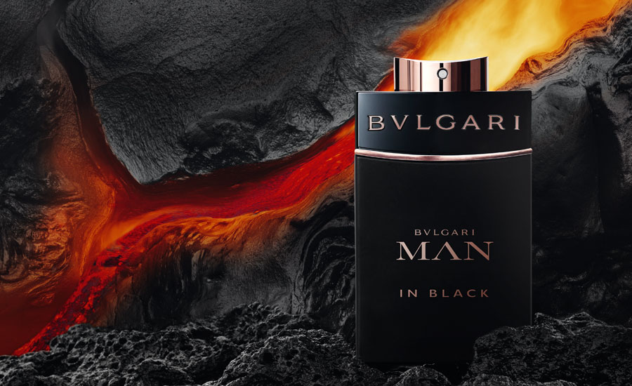 BVLGARI MAN. In black Poster