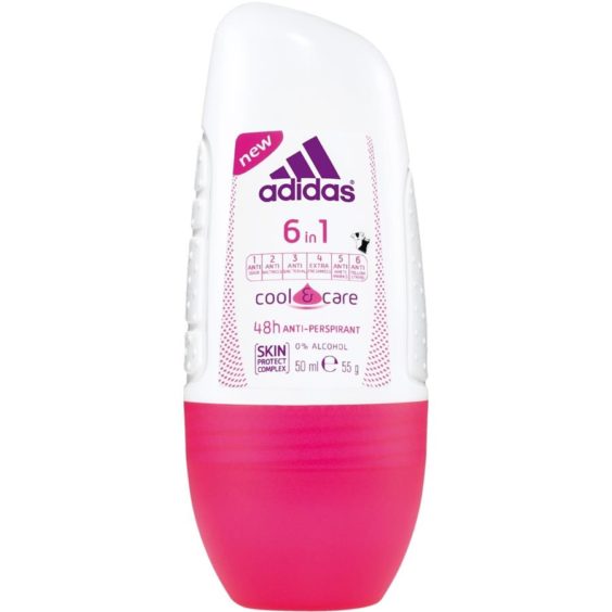 Adidas 6in1 Cool & Care 48hr Anti-perspirant Roll on for Women 50ml 55g