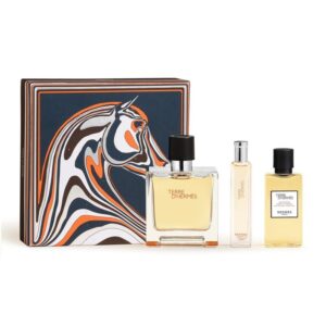 Hermès Terre D'Hermès  Pure Perfume 75ml &  Perfume 15ml &   Body and Hair Gel 40 ml   Gift Set