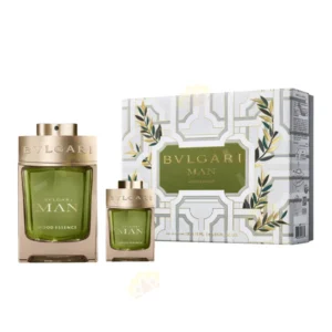 Bvlgari Man Wood Essence Eau De Parfum 100ml & 15ml  Gift  Set